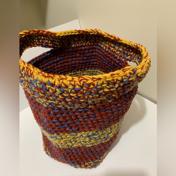 Toy Basket Book Basket Pet Supplies Basket Handmade Crocheted - Picture 4 of 16